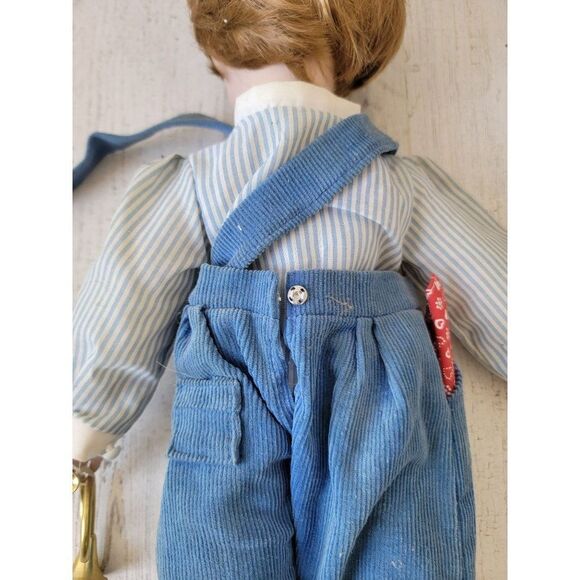 Design debut porcelain doll little boy blue collectible - Picture 9 of 13